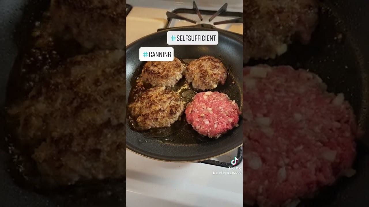 Canning Hamburger Patties