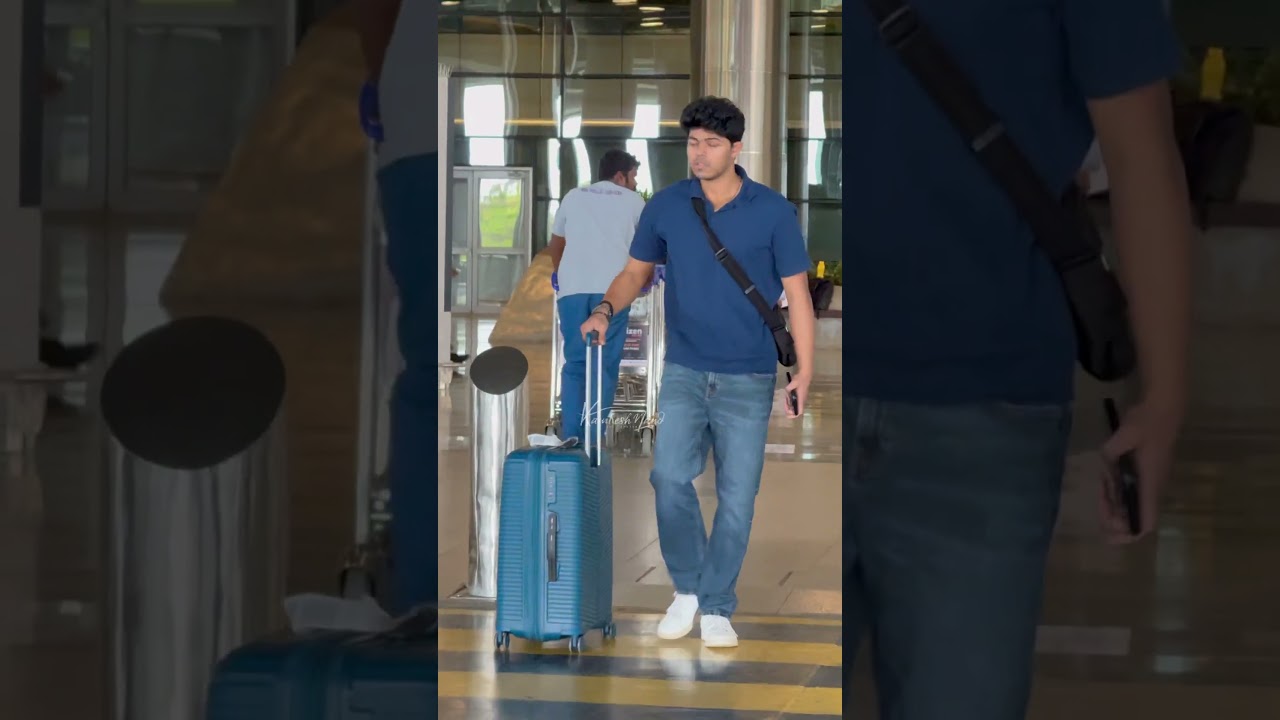 Thalapathy Vijay son Sanjay papped arriving in hyd