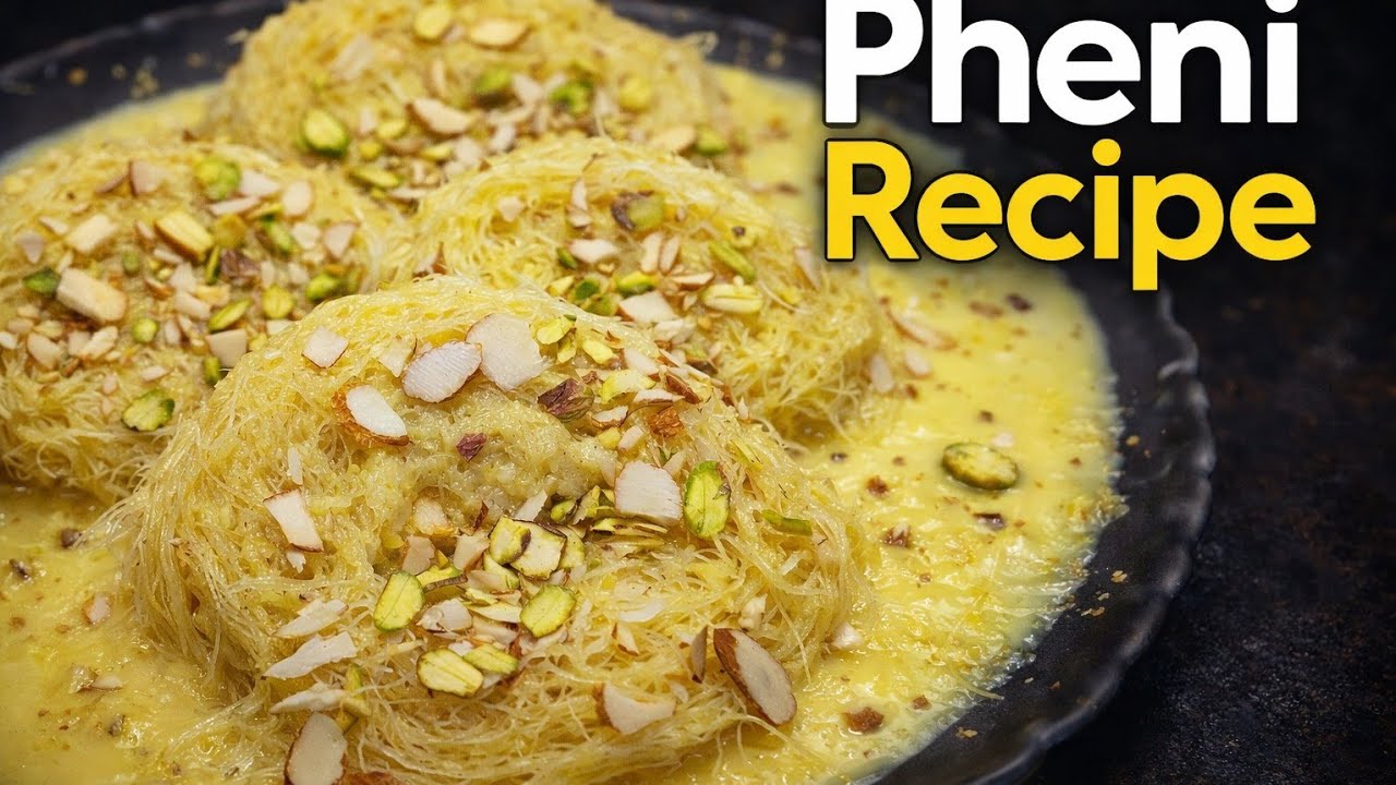 Soot Pheni Recipe | Delicious Pheni Recipe | How to Make  Phenian at Home | Eid Special Dessert 