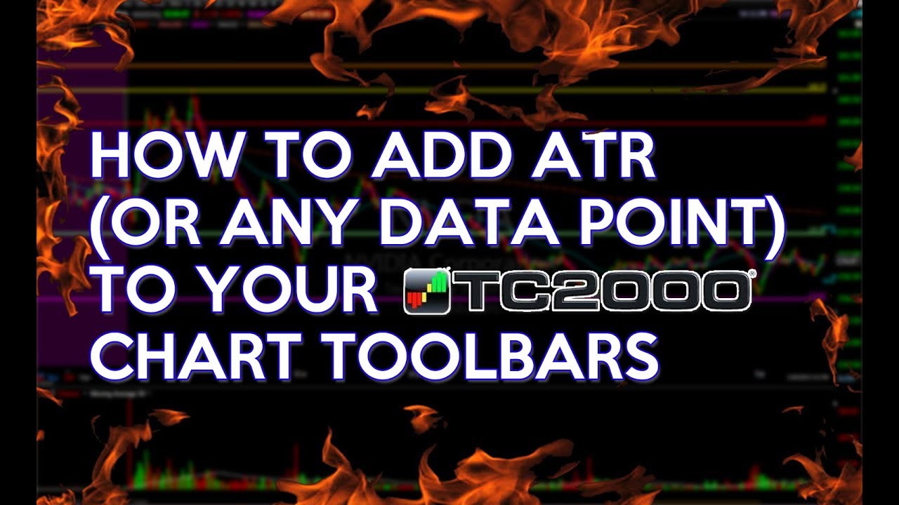 [17] HOW TO ADD ATR (OR ANY DATA POINT) TO YOUR TC2000 CHART TOOLBAR