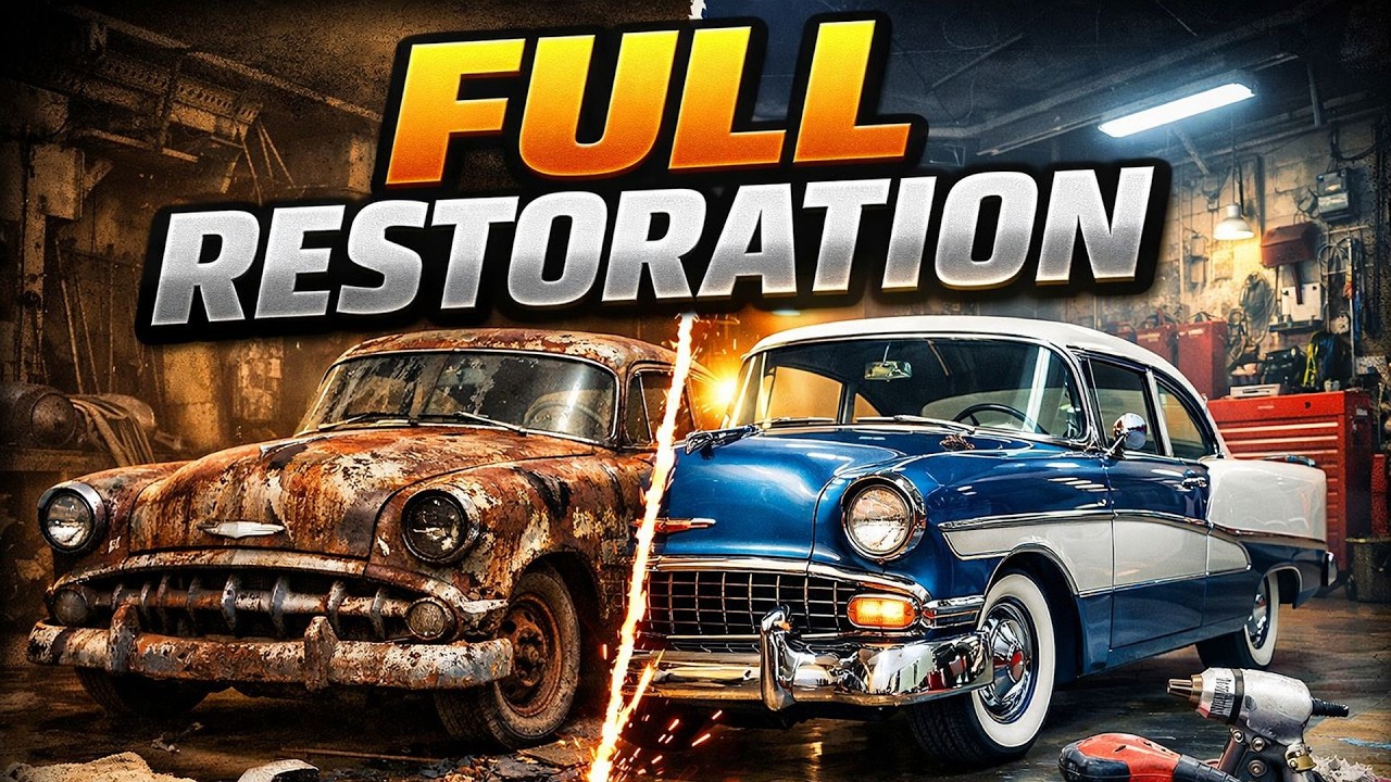 FULL Restoration of  Classic Car Part | Rust to Showroom Condition!