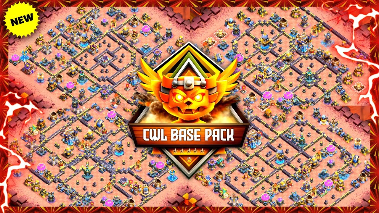 BEST TH18 CWL BASE LINKS 🔥 | ANTI 2 STAR + ANTI THROWERS | DEFEND EVERY ATTACK!