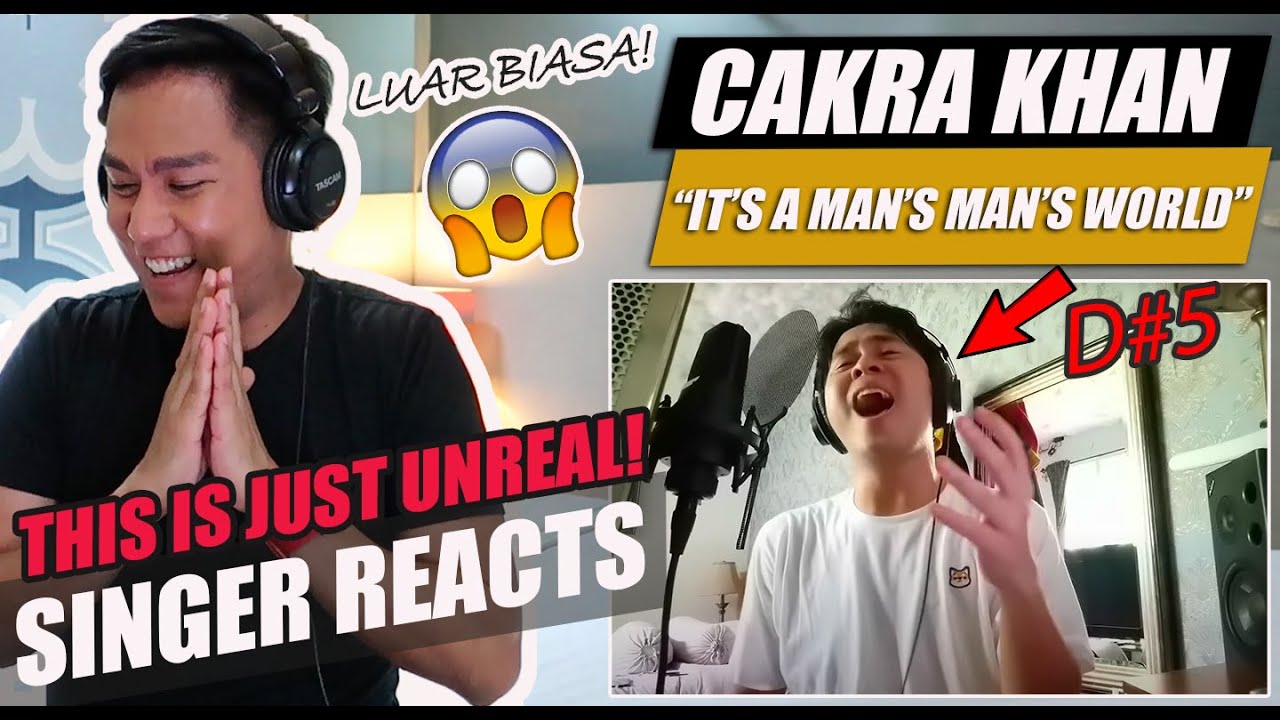 Cakra Khan - It’s a Man’s Man’s World - James Brown ( cover ) | SINGER REACTION