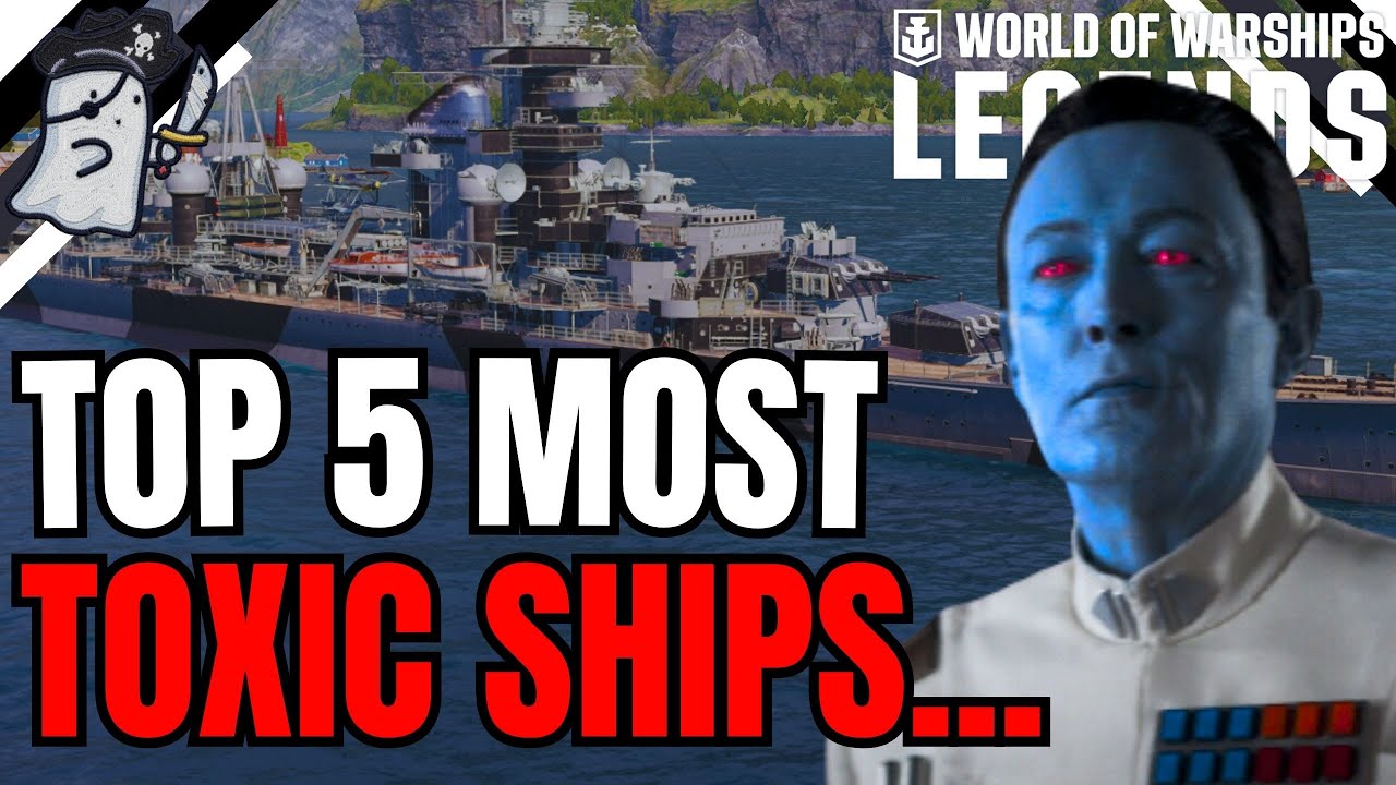 5 самых токсичных кораблей в World of Warships: Legends