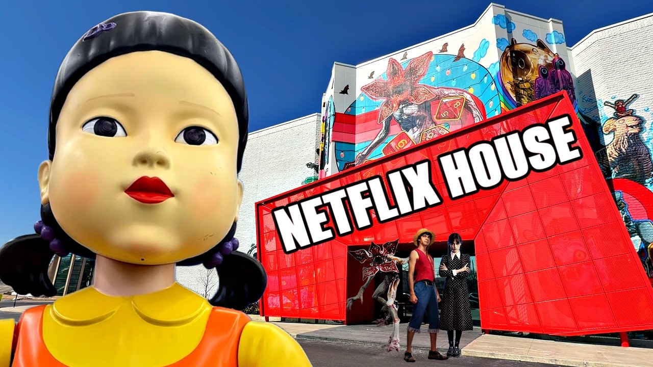 Я посетил новый тематический парк Netflix *Дом Netflix*.