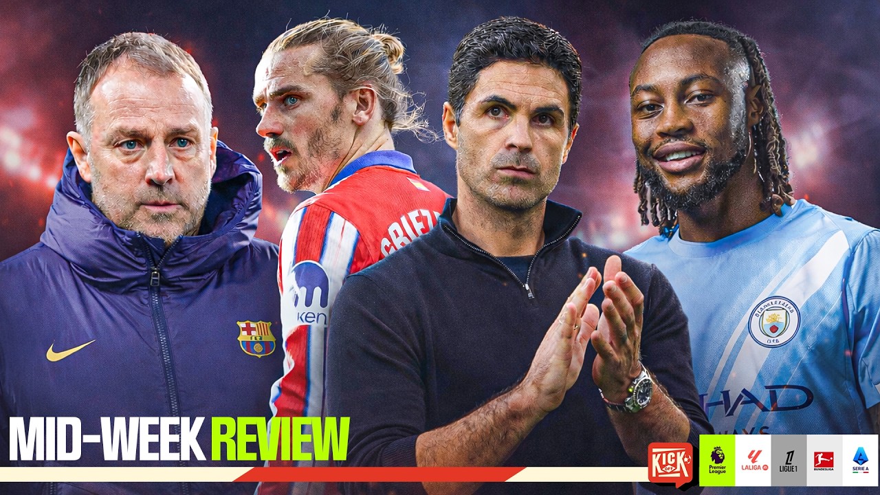 Arsenal Slip! Barcelona Thrashed 4-0 😱 Man United’s Winning Run Over | Midweek Review