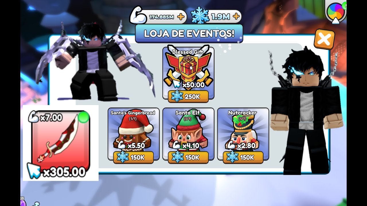ROBLOX - PUXE UMA ESPADA EVENTO DE NATAL