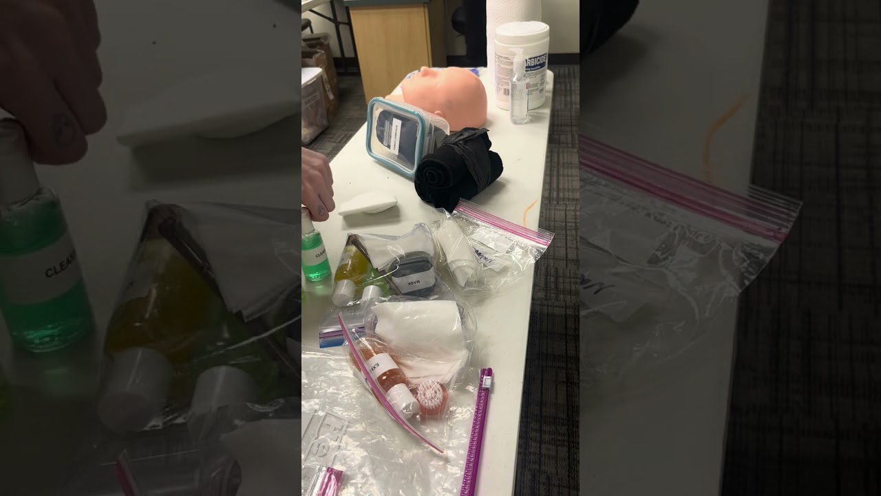 WA esthetics state board practical: setting up & facial portion
