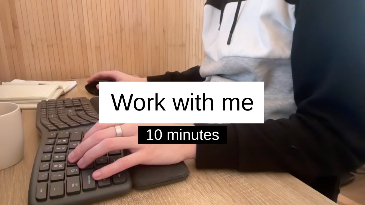 Work With Me | 10 minutes | No Music | Keyboard ASMR |