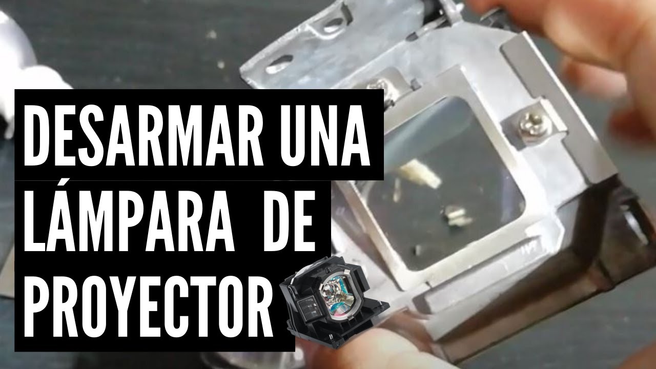 Las partes de una lámpara para proyector