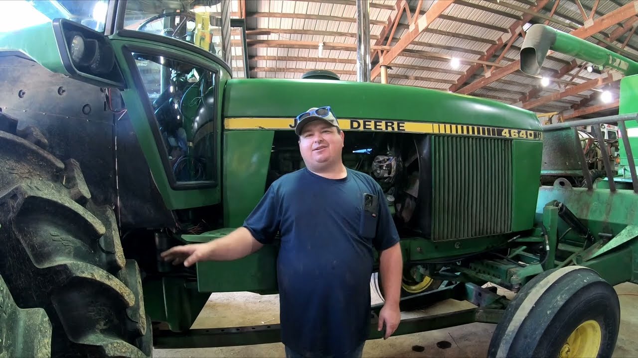 How to Change Engine Fan Belts: John Deere 4640 (Shop Repair Series)