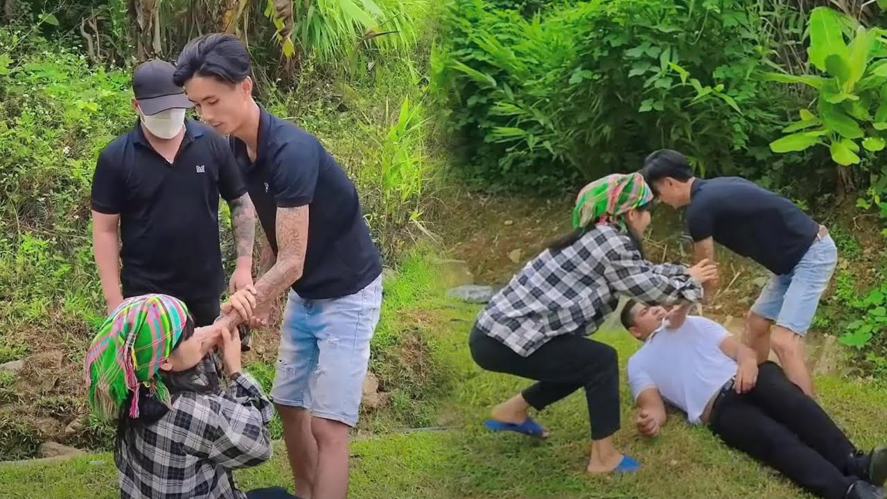 A Helpless Mother Attacked by Strangers – Her Savior Also Becomes a Victim