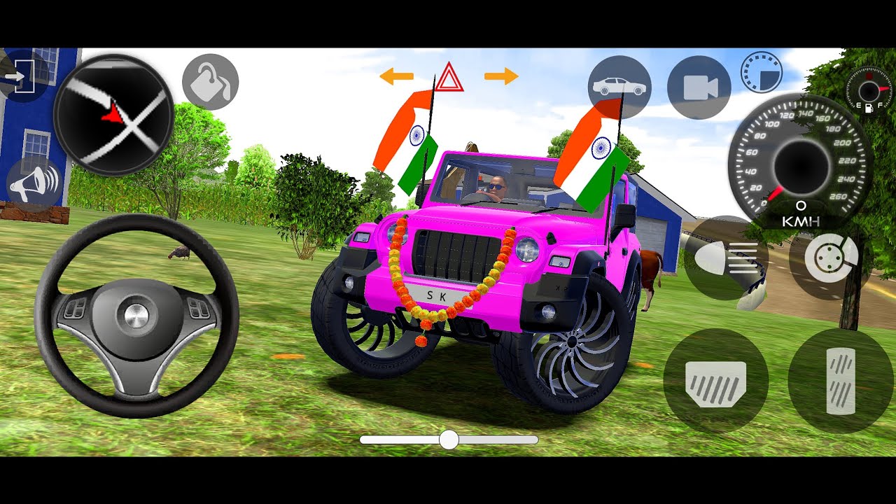 Modified Mahindra Thar😈Games: Indian Blue Thar (Gadi Wala Games) Car Game Android Game -#2025