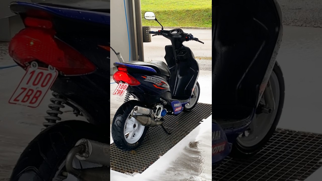 Yamaha jog 50cc Streetscoot #sirkenny #tuning #wheelie