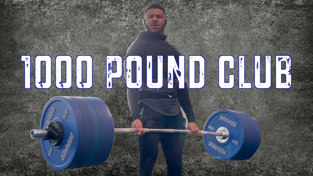 Air Force Strongman Destroys 1000 Pound Club (CRAZY PR)