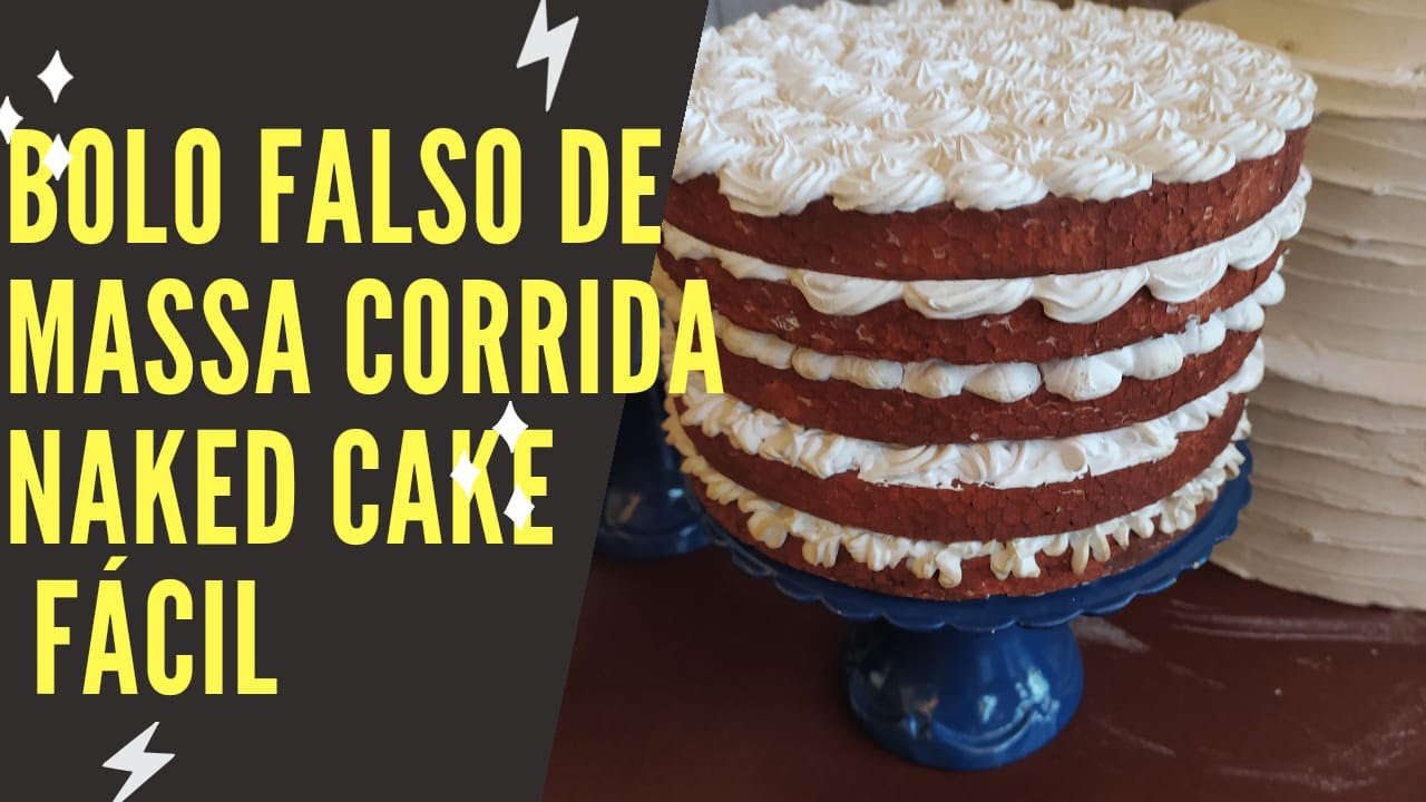 🍰 Bolo de Massa corrida Lindo e Fácil