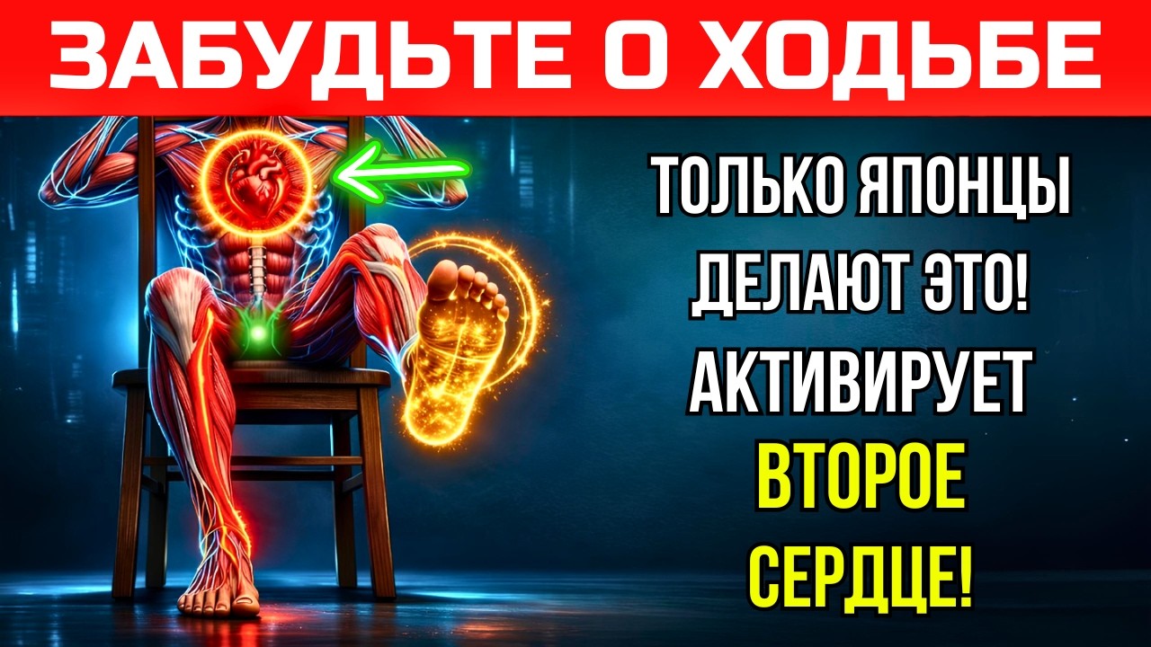ЯПОНСКОЕ УПРАЖНЕНИЕ, КОТОРОЕ АКТИВИРУЕТ ВТОРОЕ СЕРДЦЕ И УЛУЧШАЕТ ДАВЛЕНИЕ ПОСЛЕ 50