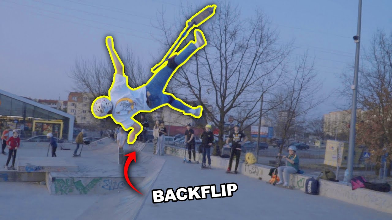nieudany BACKFLIP skończył się w szpitalu