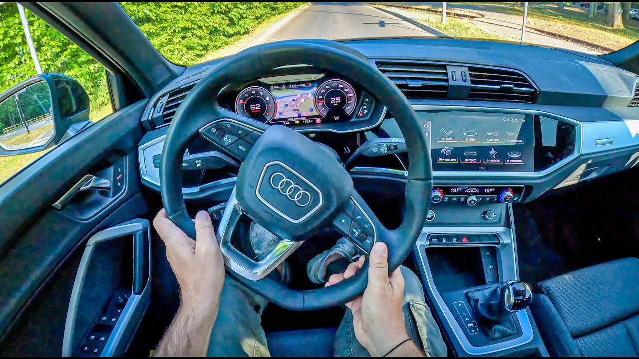 2023 Audi Q3 II Sportback [1.5 35 TFSI 150HP] |0-100| POV Test Drive #1725 Joe Black