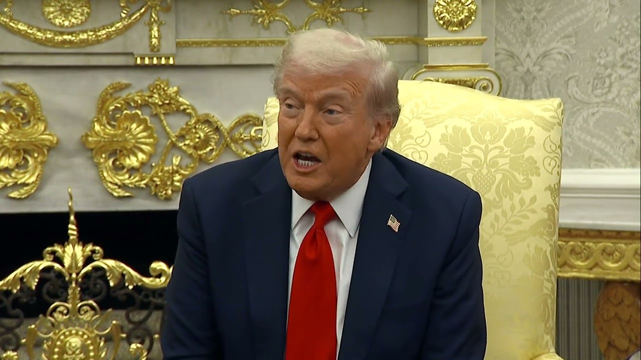 President Trump's message to families affected by the government shutdown: 'Blame the Democrats'