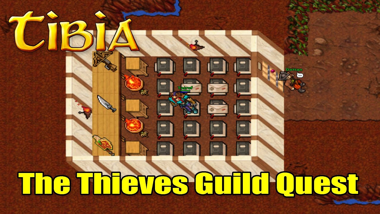 GILDIA ZŁODZIEI - Tibia - The Thieves Guild Quest