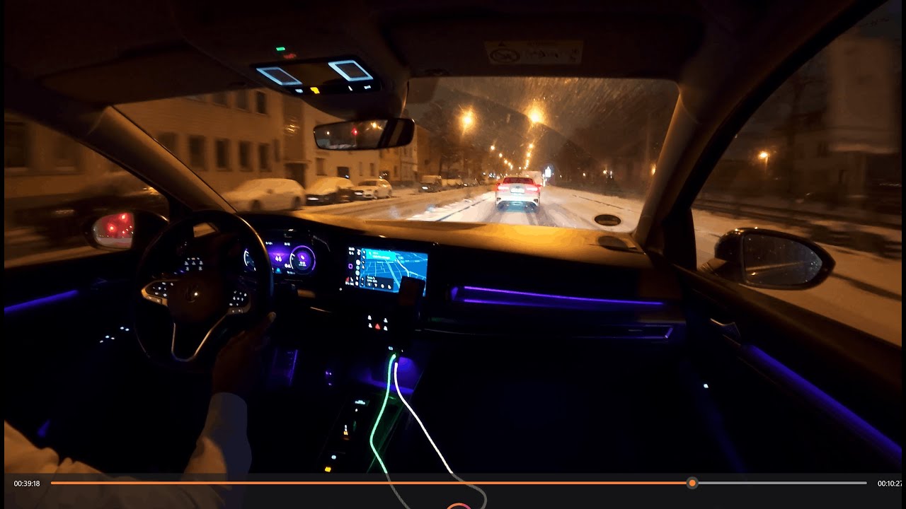 WINTER AUTOBAHN CRUISE 🧊 | Testing Michelin CrossClimate 2 in Snowy Mannheim | POV (Part 20)
