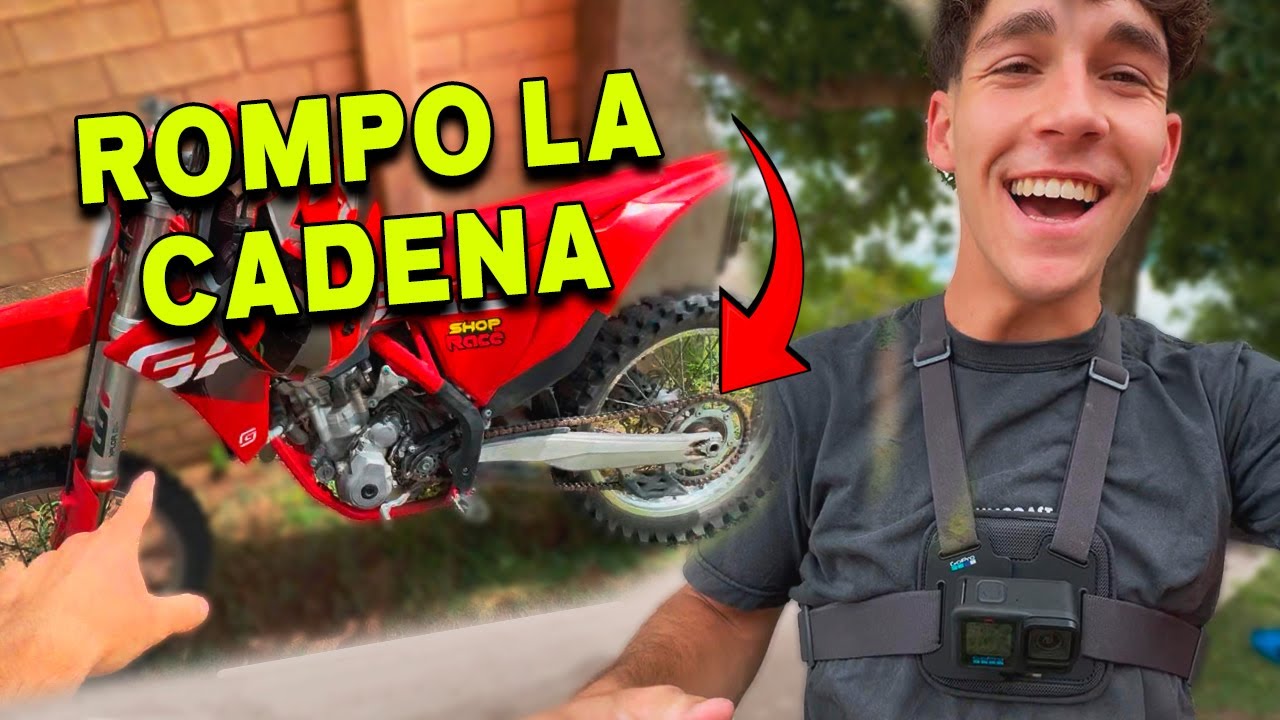 Probando la nueva GOPRO 13 BLACK *se rompe la moto en el intento*