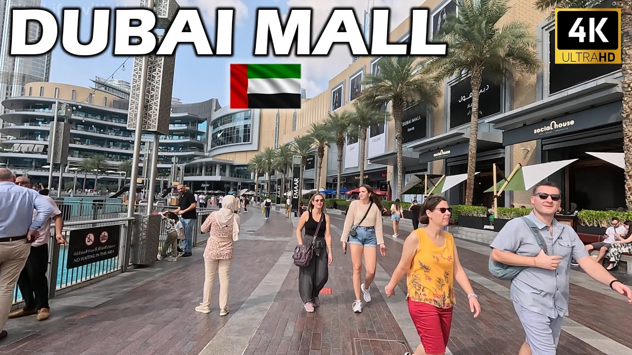 DUBAI MALL, The Largest & Most Beautiful  ( 4K ) Walking Tour