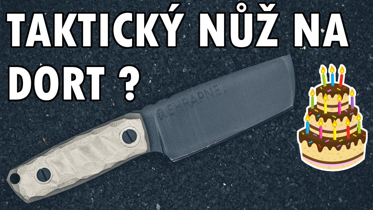 SHRAPNEL - Netradiční a zajímavý nůž české výroby