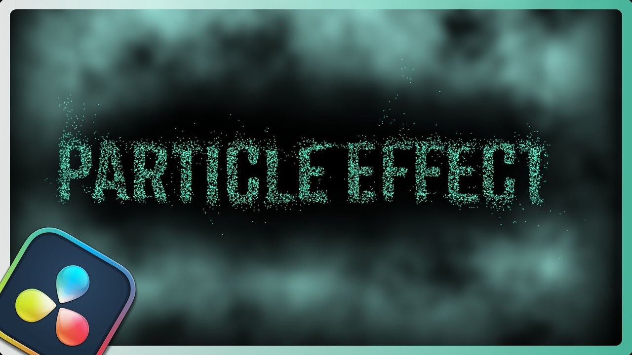 Text Particle Effect | Davinci Resolve Tutorial