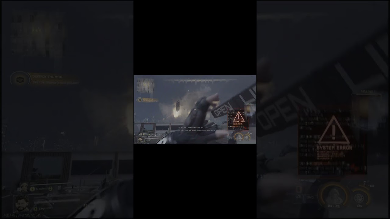CALL OF DUTY BLACK OPS 7 |4K 60 FPS| PLANE DOWN 2 