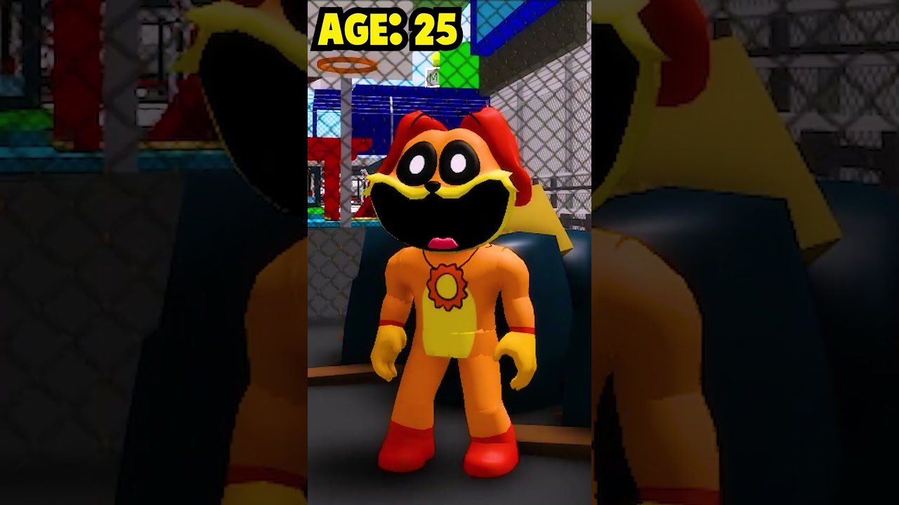BIRTH To DEATH of DOGDAY Smiling Critters In Roblox Brookhaven! #roblox #brookhaven #shorts
