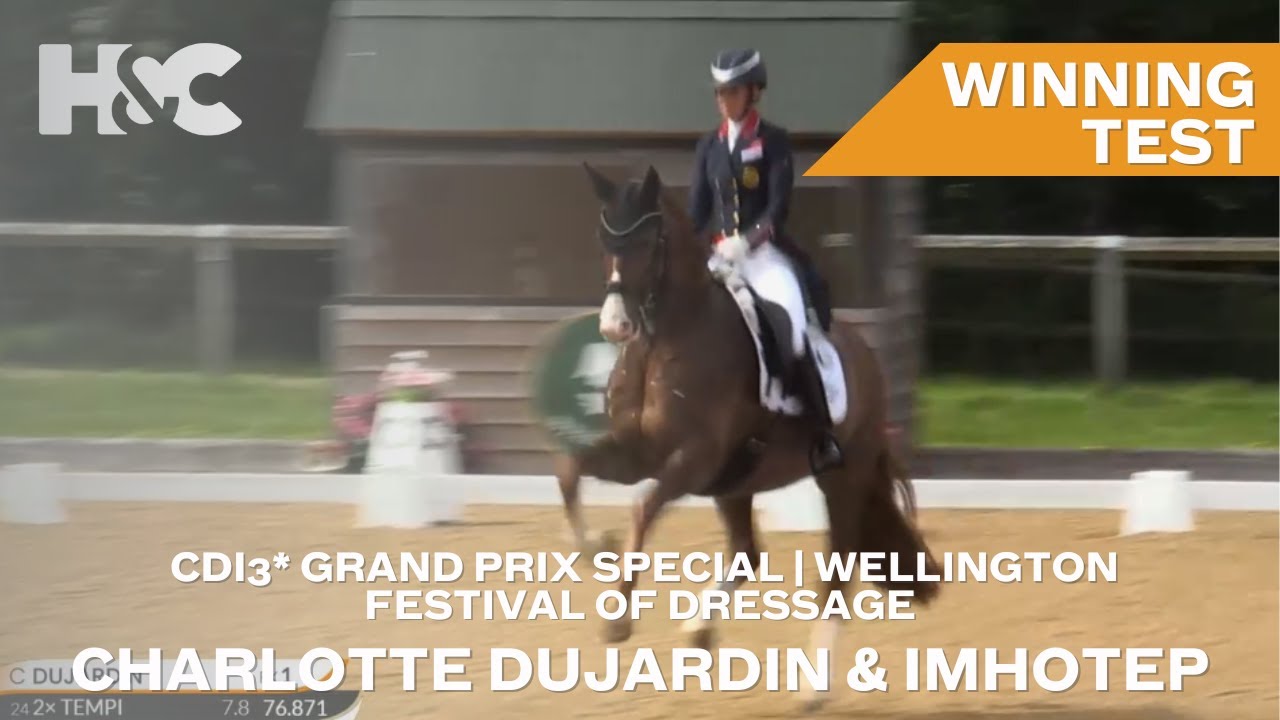 Charlotte Dujardin & Imhotep Win The CDI3* Grand Prix Special | Wellington Festival Of Dressage