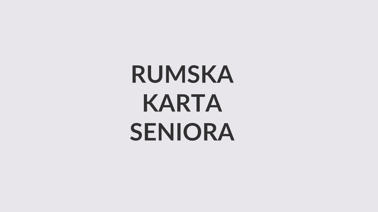 Karta Seniora &ndash; najważniejsze informacje