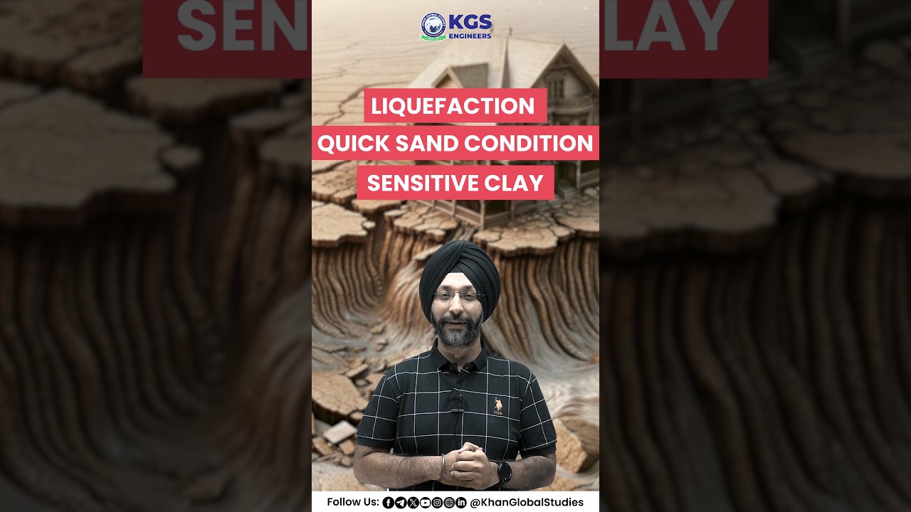 Difference Between Liqefaction , Quick Sand Condition, Sensitive Clay 