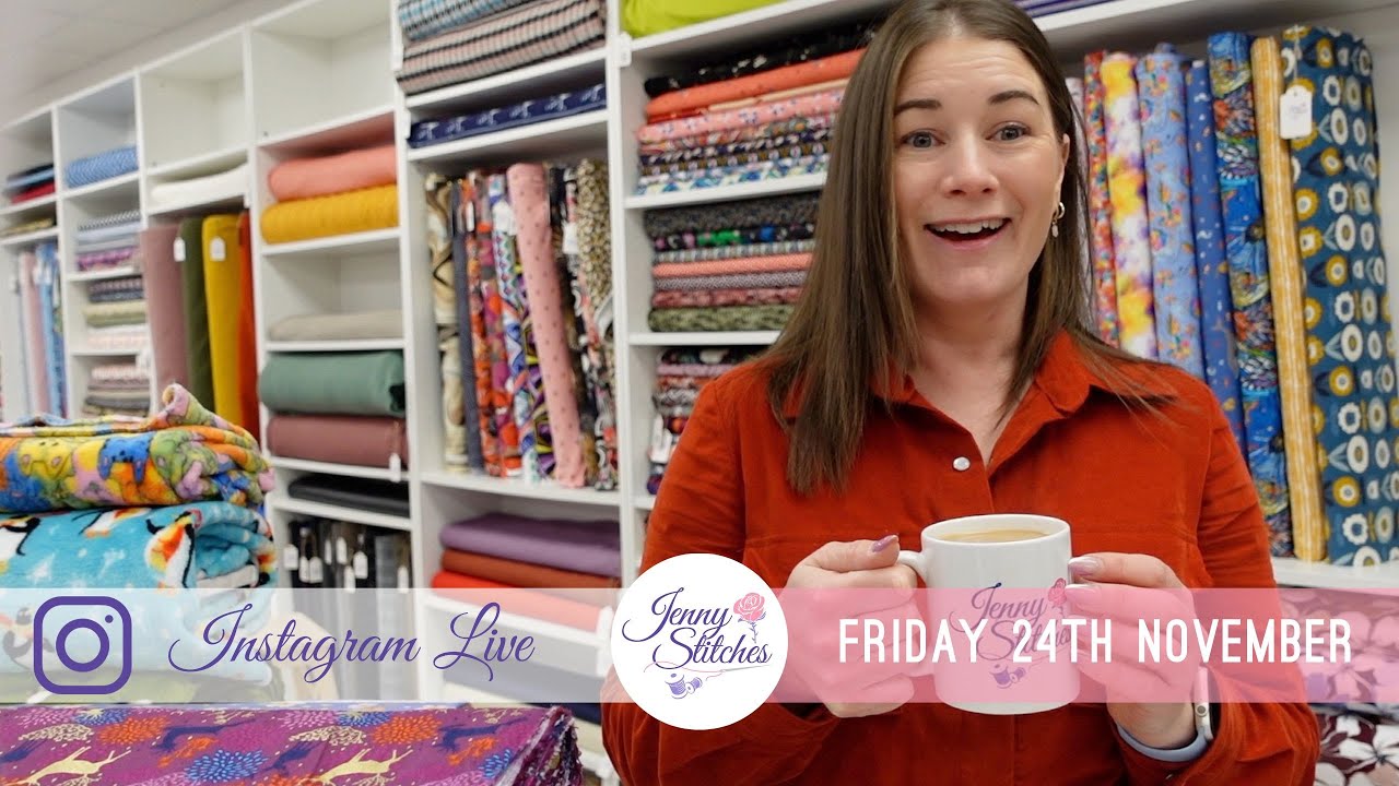 Instagram Live | Friday 24th November | NEW Organic Jersey, Fleece & Cords