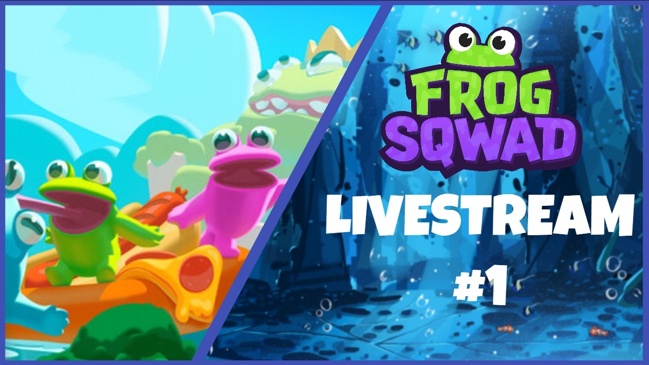 🔴 Frog Sqwad - First Time Playing This Game & Birthday Special - Livestream #1