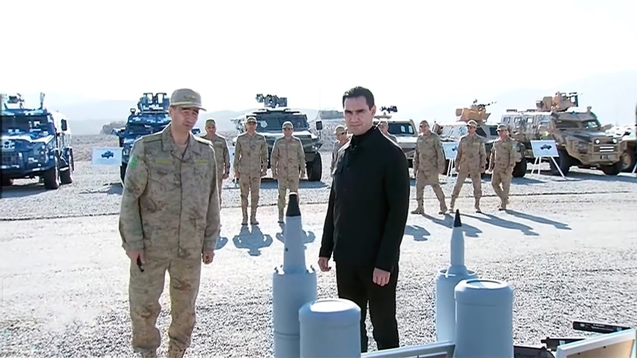 Военную мощь Туркменистана продемонстрировали в учебно-тренировочном центре «Келете»