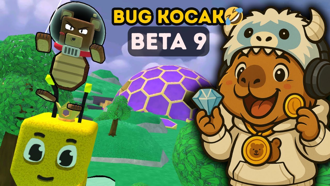 ANOMALI BETA 9! Mabar Bareng @GrestRiyadi 🥳- SUPER BEAR ADVENTURE