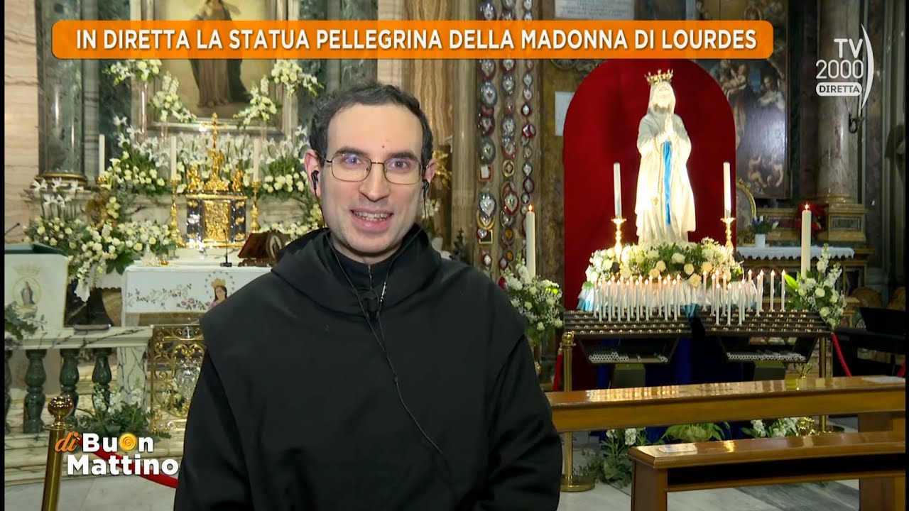 Di Buon Mattino (Tv2000) - La statua pellegrina della Madonna di Lourdes a Roma