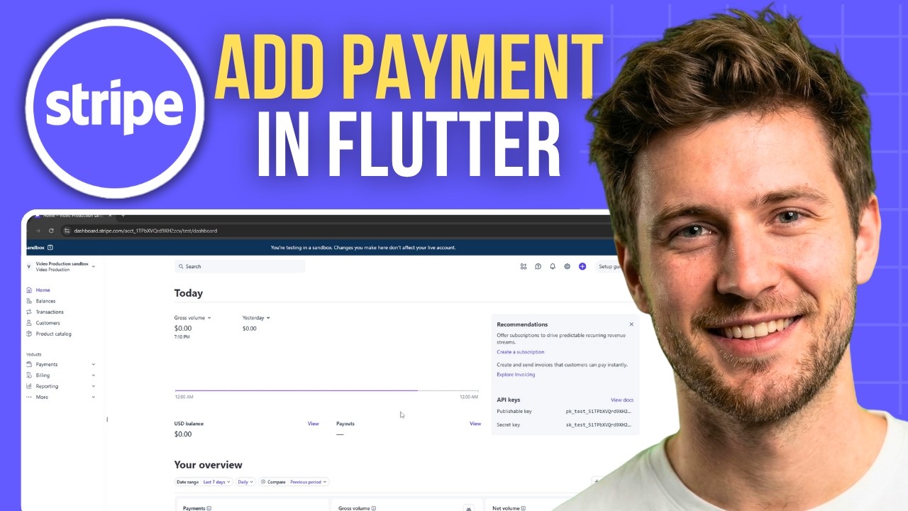 Как добавить платежный шлюз Stripe в Flutter