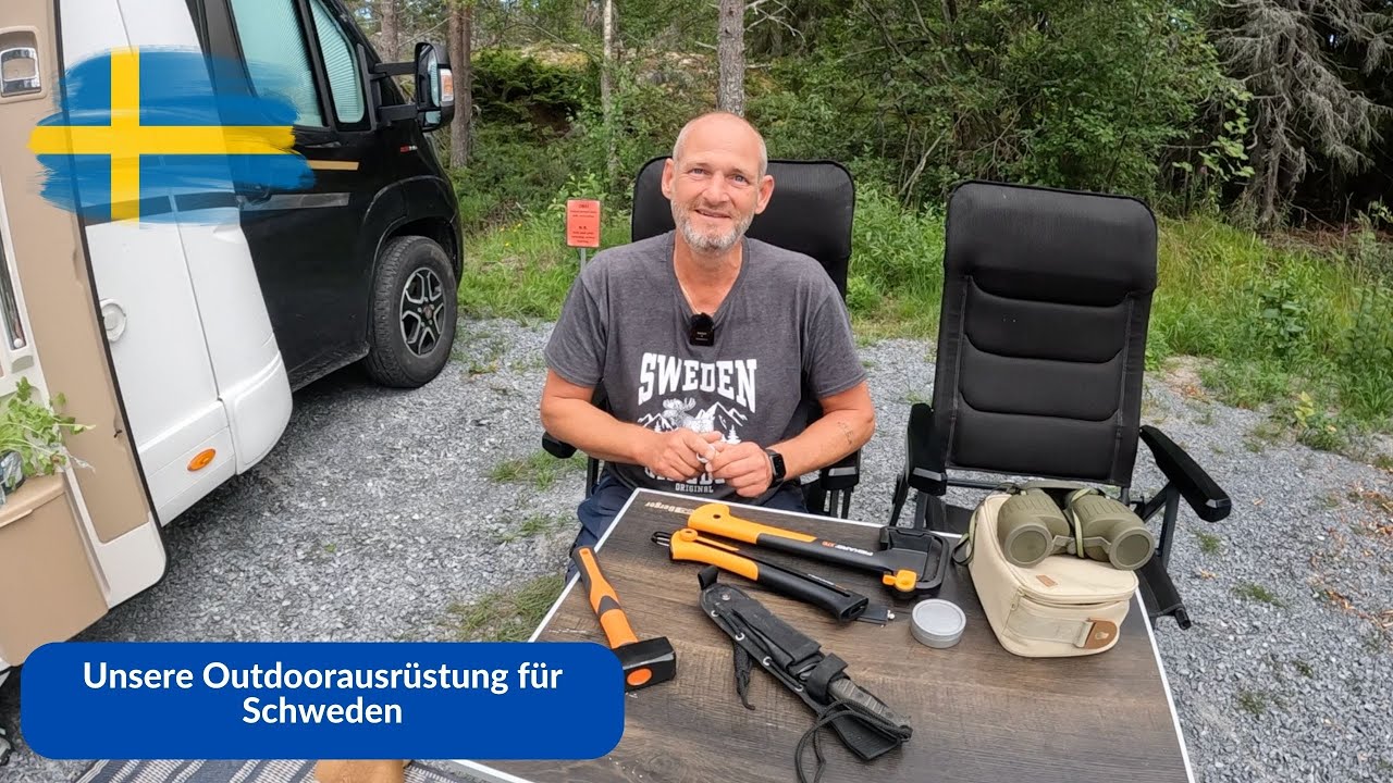 Unsere Outdoor Ausrüstung für Schweden 🇸🇪  - Must haves für Freisteher 👍🏻✅