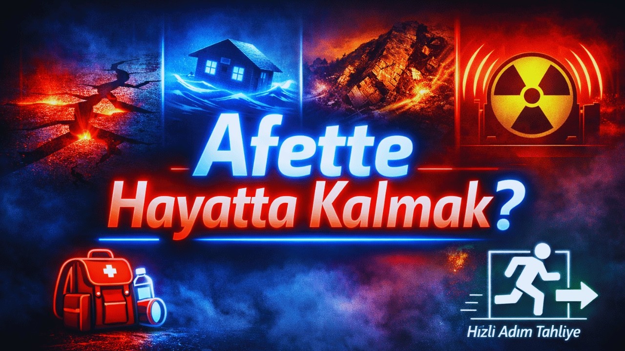 Afette Hayatta Kalmak İçin Bilmeniz Gereken Gerçekler Neler? Afete Hazırlık Rehberi