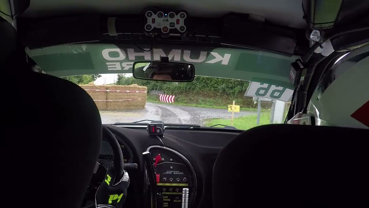 Rallye de Fourmies en Avesnois ES1 La Flaumontoise 13.34 Jolly / Decorne Saxo A6 Crash