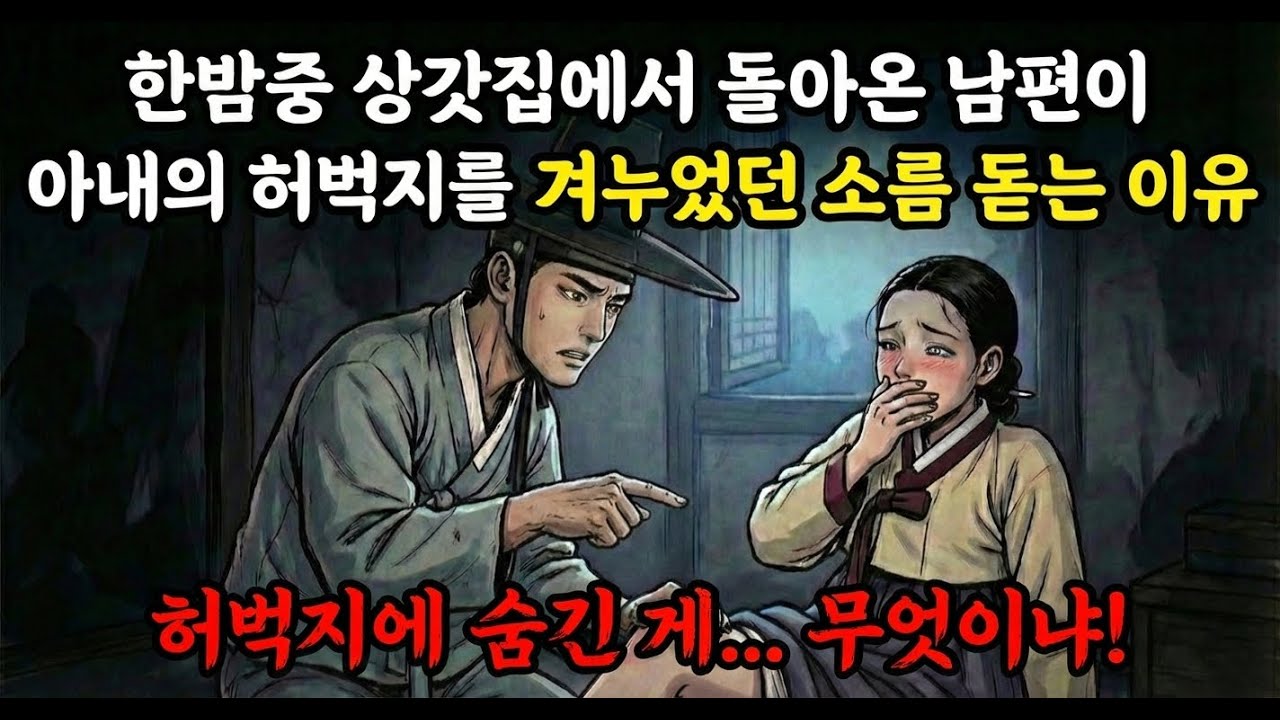 평소 다정했던 아내가 수상하다? 상갓집을 다녀온 남편의 기이한 선택 | 야담 | 전래동화