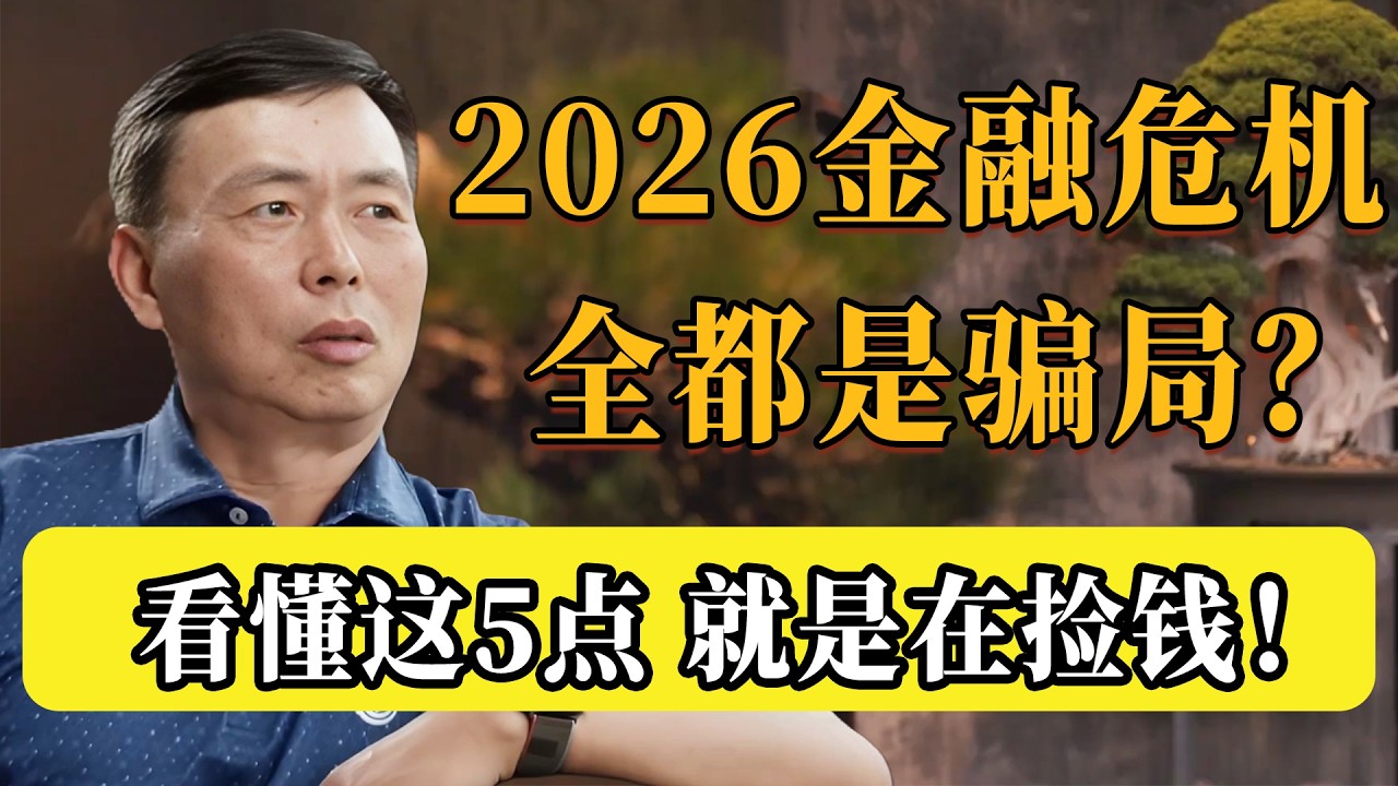 段永平攤牌了！ 2026金融危機全是騙局？一般人只懂這5點，就是在撿錢！#圆桌派 #许子东 #马家辉 #梁文道 #锵锵行天下 #观复嘟嘟 #马未都