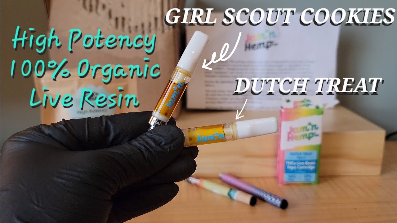 New High Potency THCa Live Resin Cartridge from Jam'n Hemp Co. - Eco-friendly & Family Owned