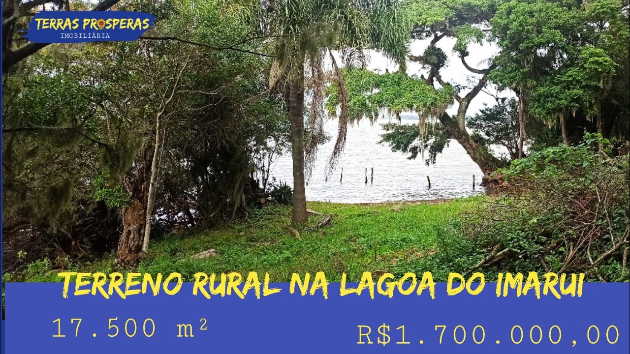 Terreno Rural na Lagoa de Imarui - 17.000m² - 100mts de frente a Lagoa