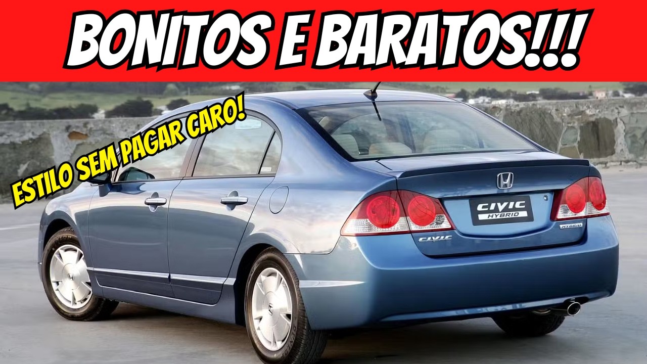 OS 5 CARROS BONITOS E BARATOS QUE PARECEM CAROS