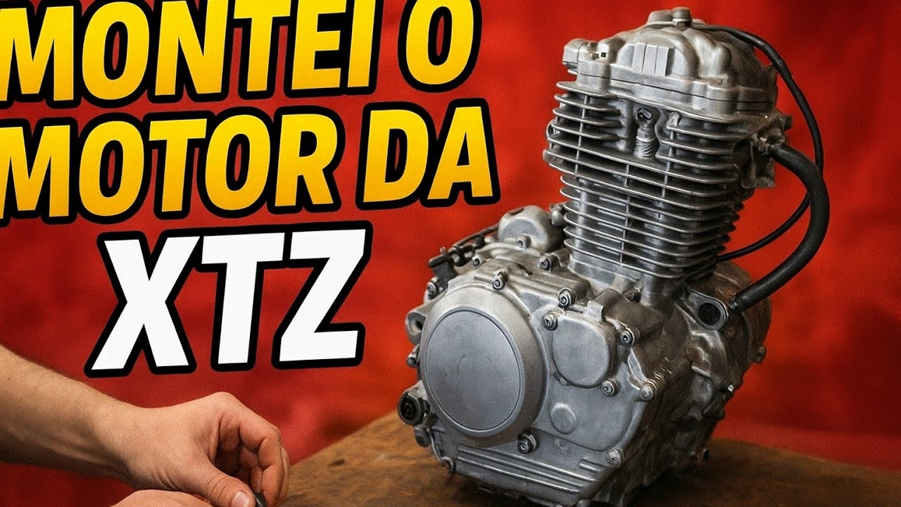 montei o motor da XTZ